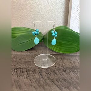 Turquoise Beaded Earrings